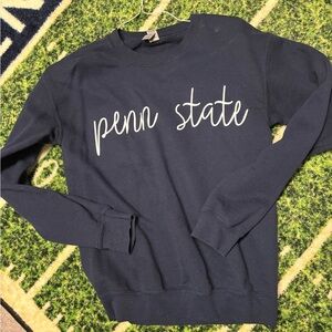 Penn State Navy Blue women's crewneck sweatshirt